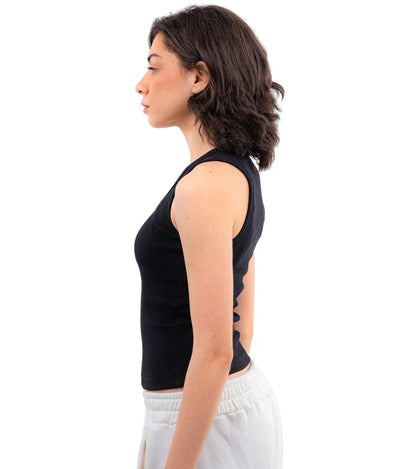CTRL U Shaped Ribbed Tank Top