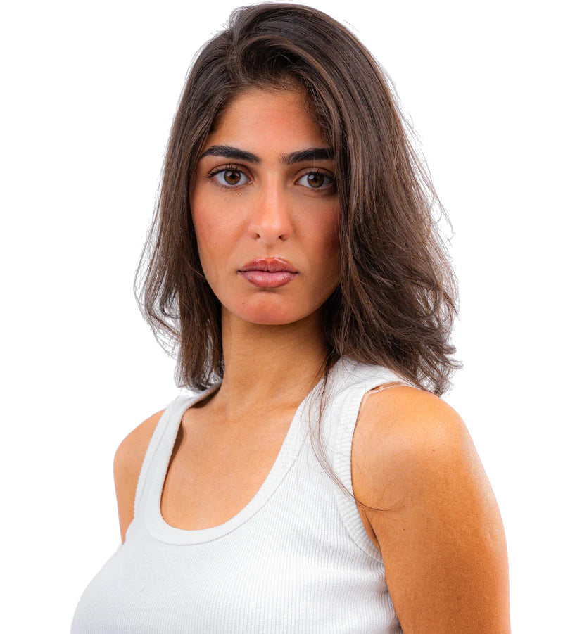 CTRL U Shaped Ribbed Tank Top