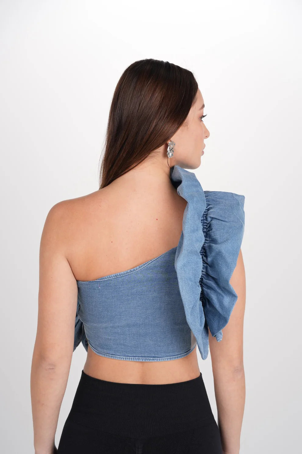 Denim Label Cocoon top