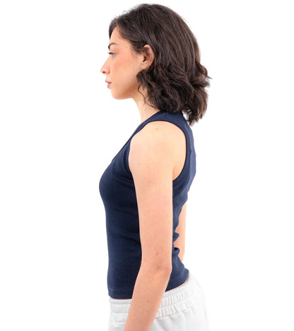 CTRL U Shaped Ribbed Tank Top