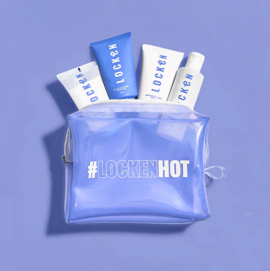 Locken Locken Mini Set Set of four mini products Shampoo, Conditioner, Leave in Cream and Hair Mask