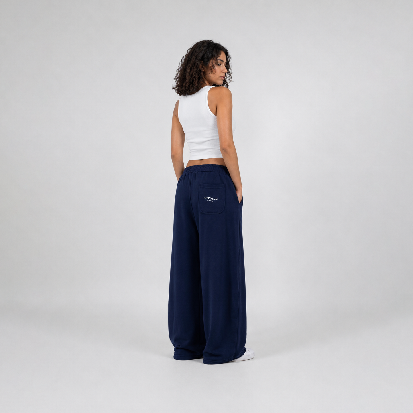 CTRL Initials Wide Leg Sweatpants