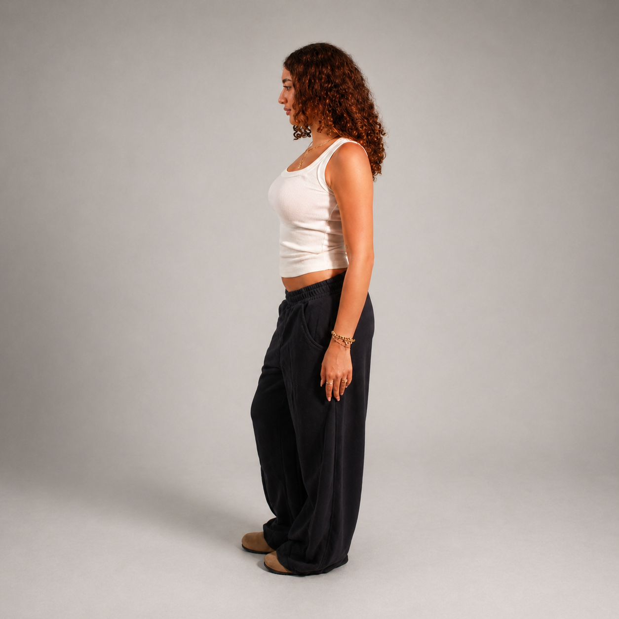 CTRL Initials Wide Leg Sweatpants