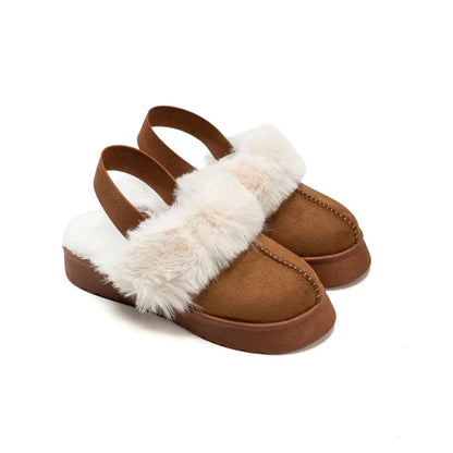 Gogo Collection Suede Slingback Clogs