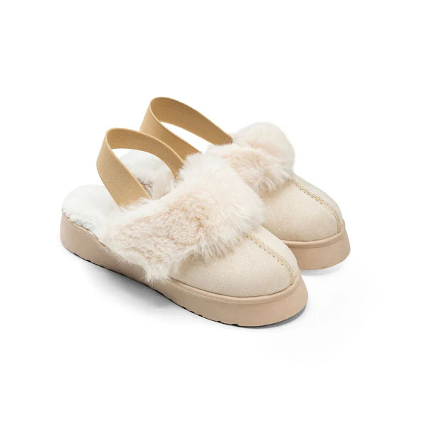 Gogo Collection Suede Slingback Clogs