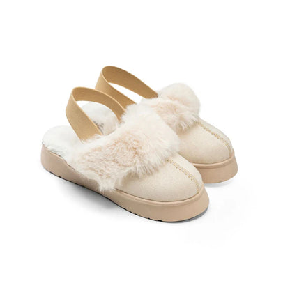 Gogo Collection Suede Slingback Clogs