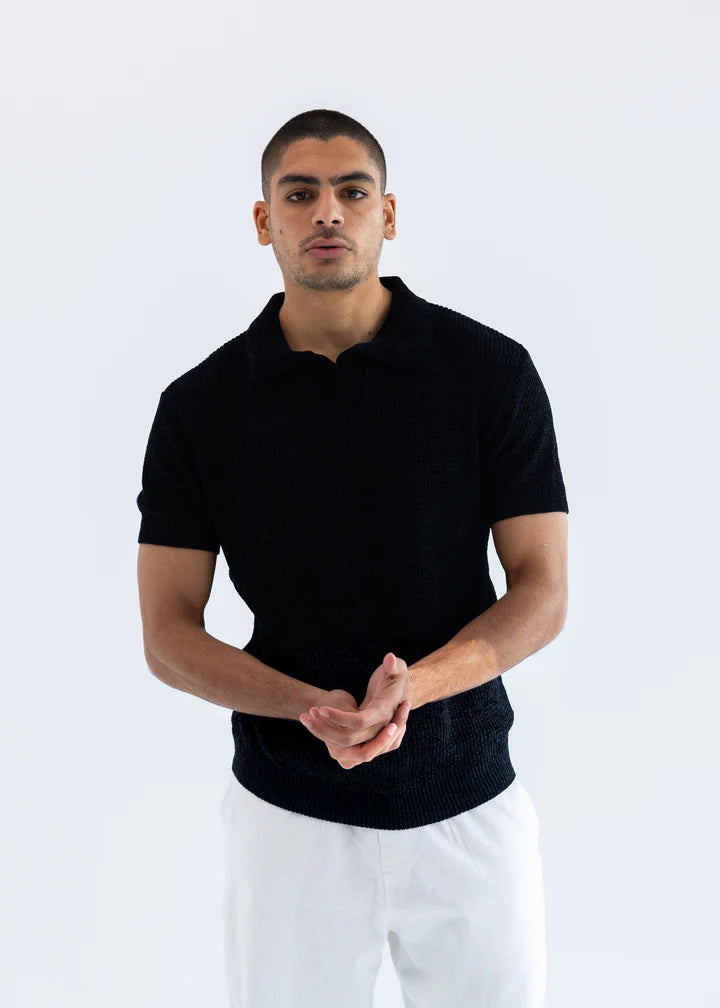 Slack Knitted Polo Tee
