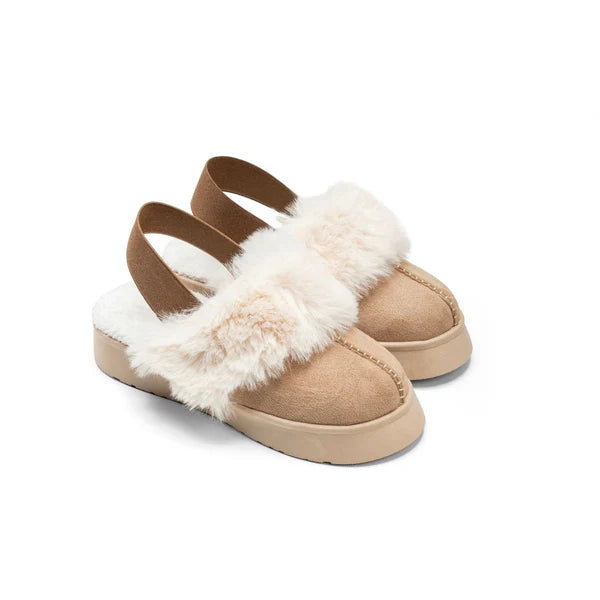 Gogo Collection Suede Slingback Clogs