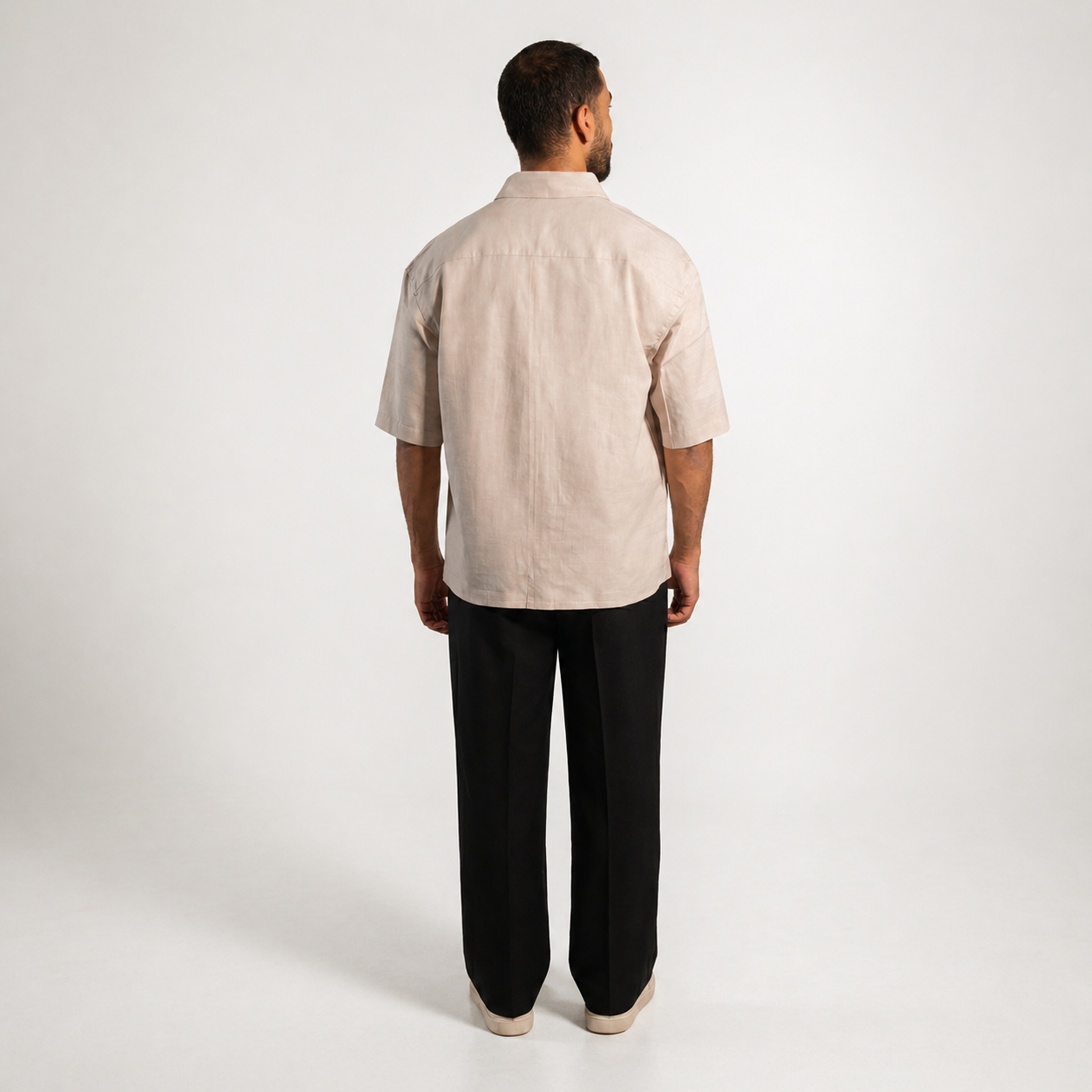 Denjoe Short Sleeve Linen Shirt Boxy Fit