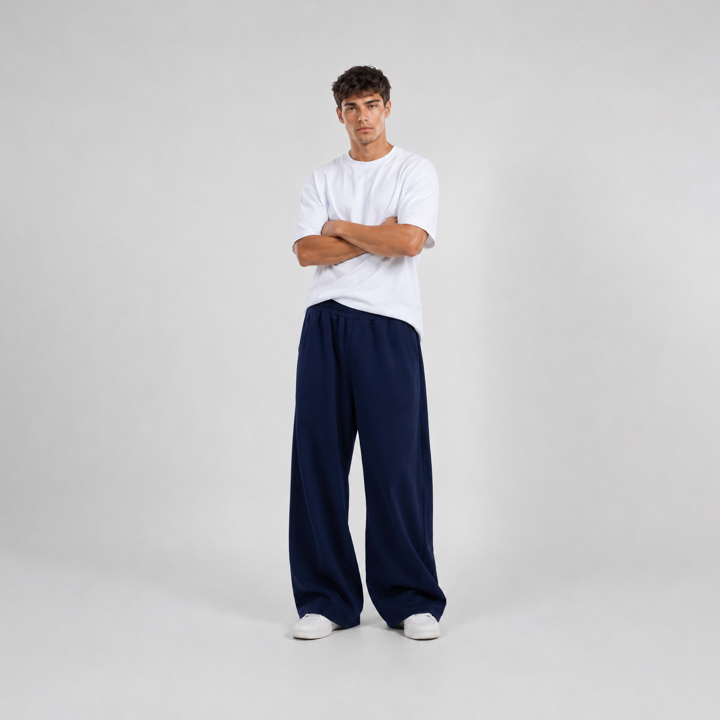 CTRL Initials Wide Leg Sweatpants