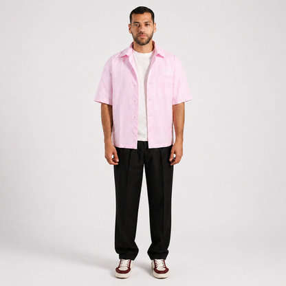Denjoe Short Sleeve Linen Shirt Boxy Fit