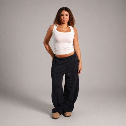 CTRL Initials Wide Leg Sweatpants