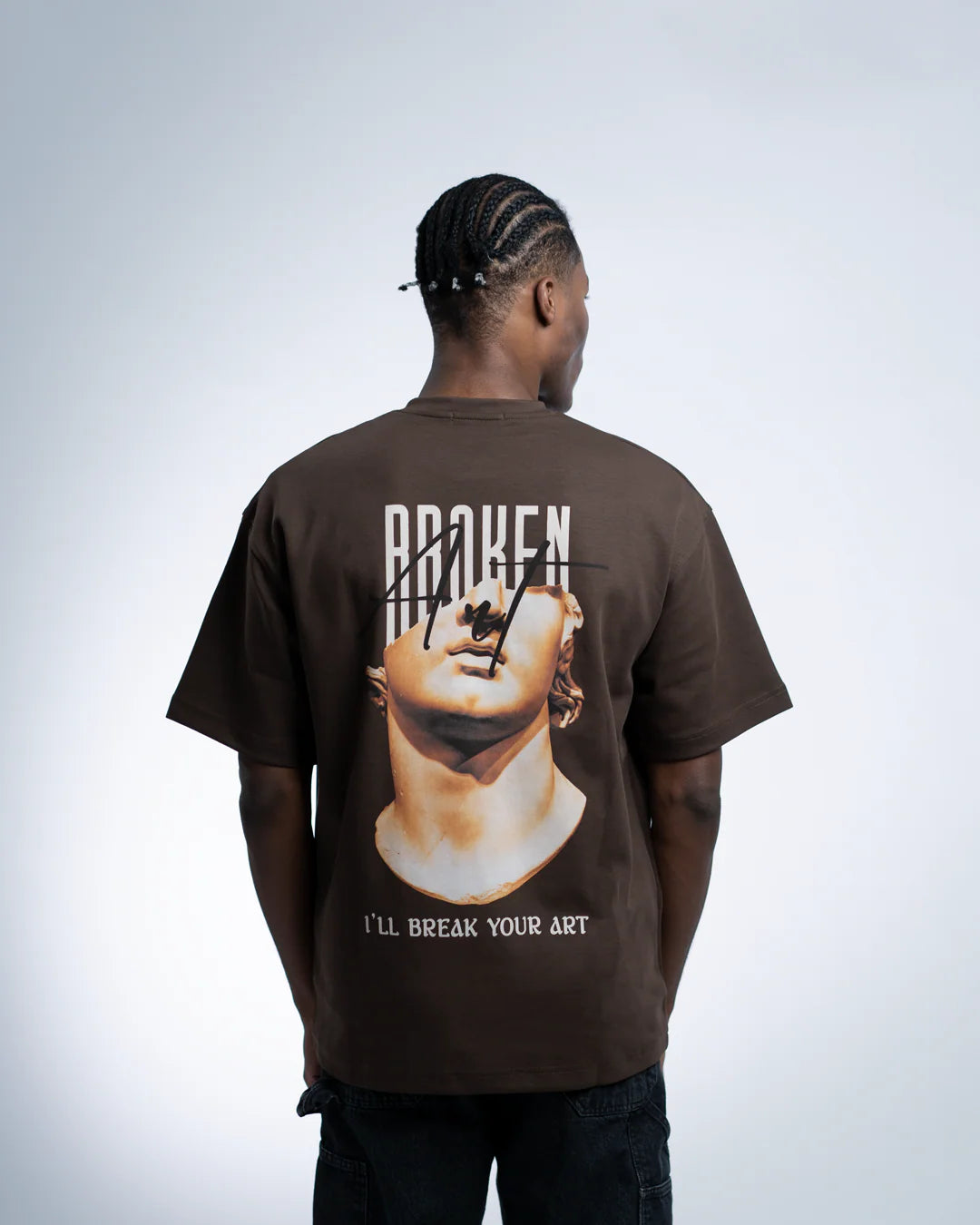 Denjoe &quot;BROKEN ART&quot; Oversized Tee