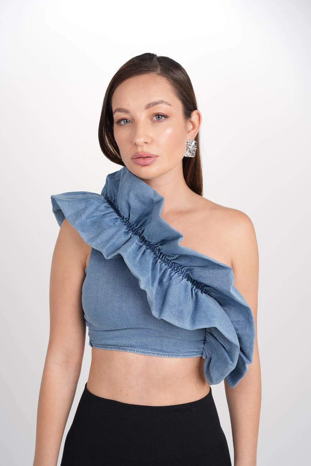 Denim Label Cocoon top