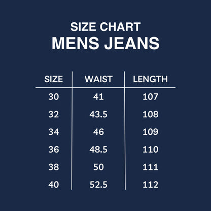 Navy Wide leg jeans/Men