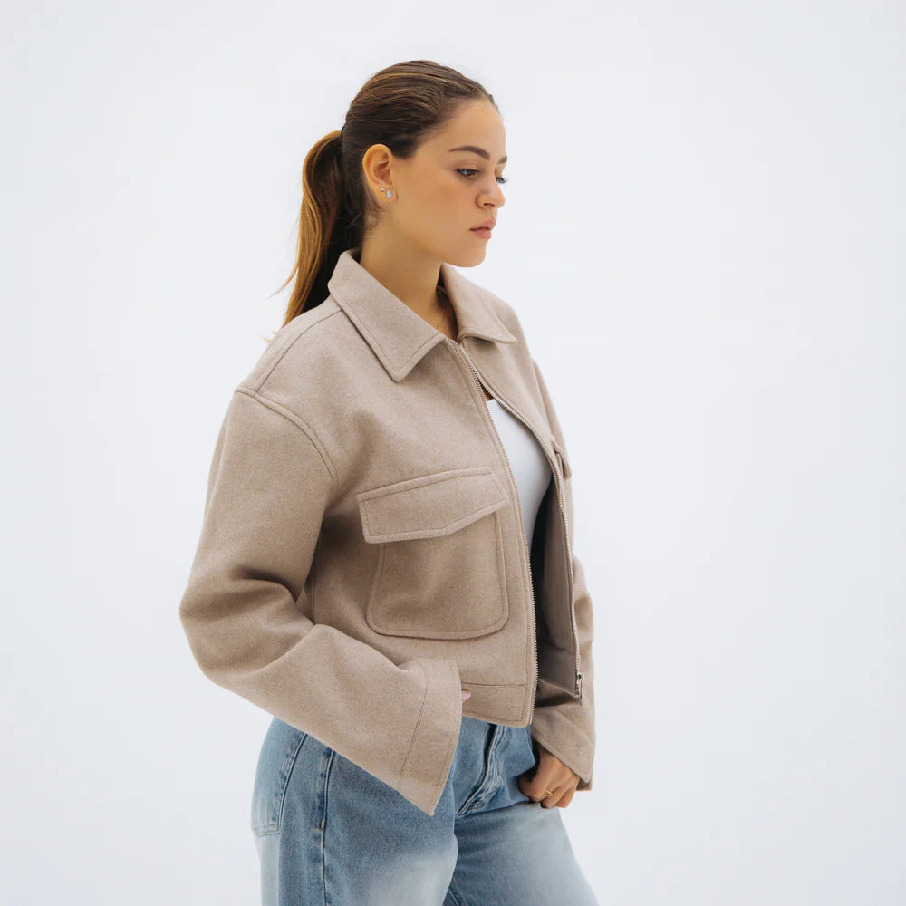Oshe Soft Cropped Jacket