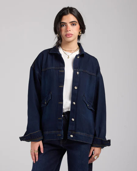 Sabeya Stay Lit Denim Jacket