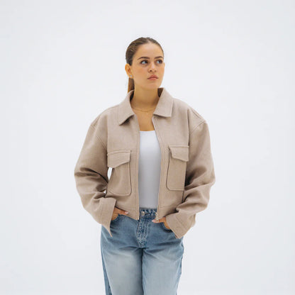 Oshe Soft Cropped Jacket