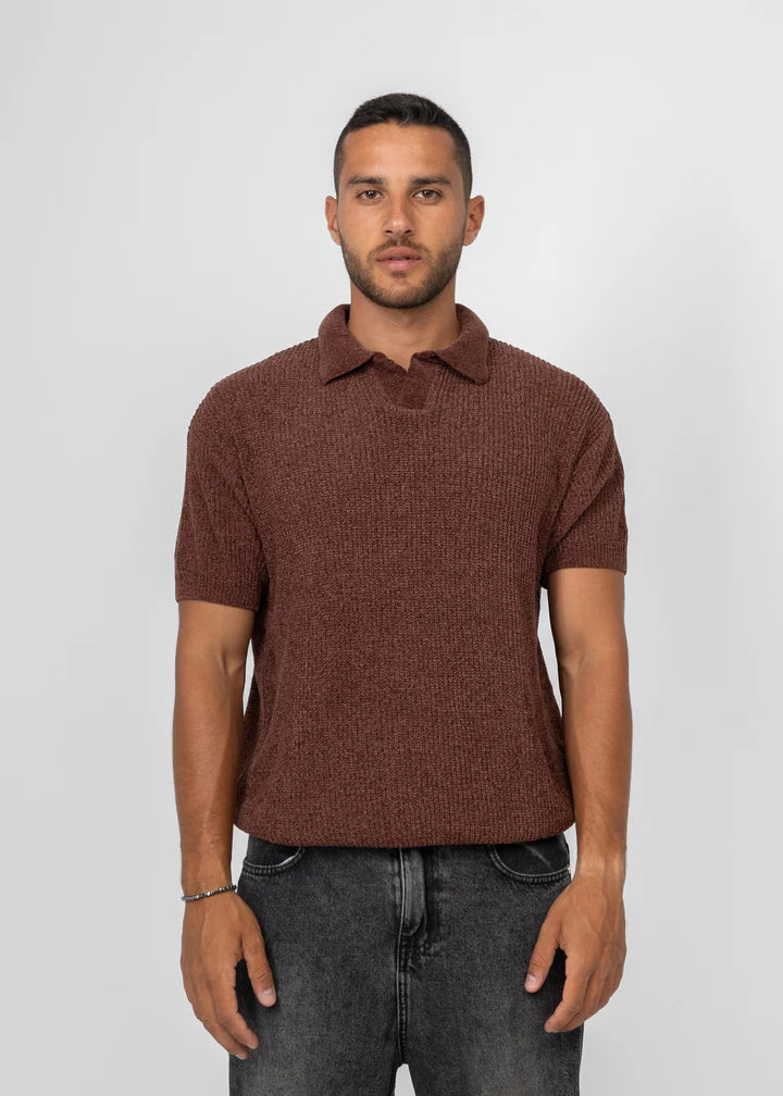 Slack Knitted Polo Tee