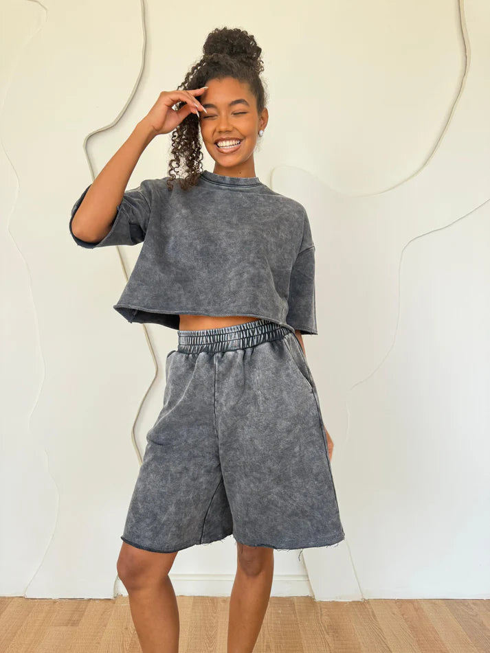 Maison De Chris Oversized Shorts