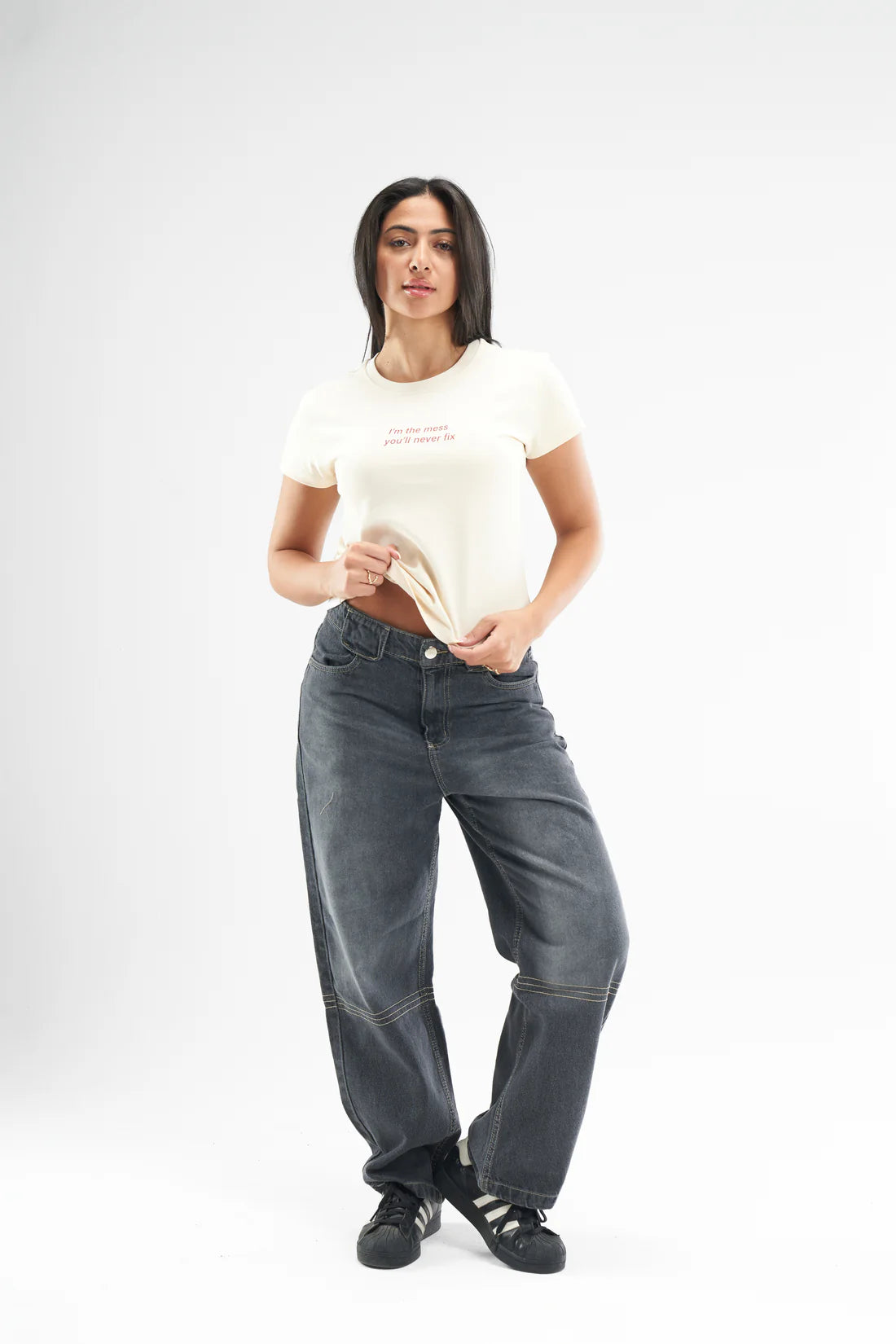Zedzee Creamy Cropped