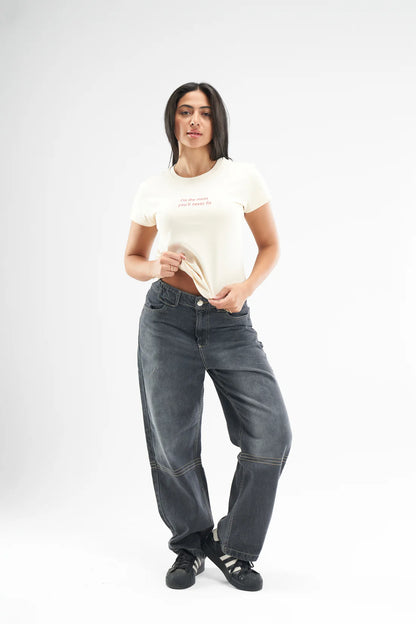 Zedzee Creamy Cropped