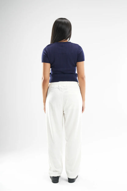 Zedzee Star Cropped Knitted