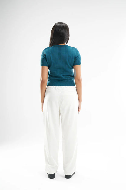 Zedzee Star Cropped Knitted