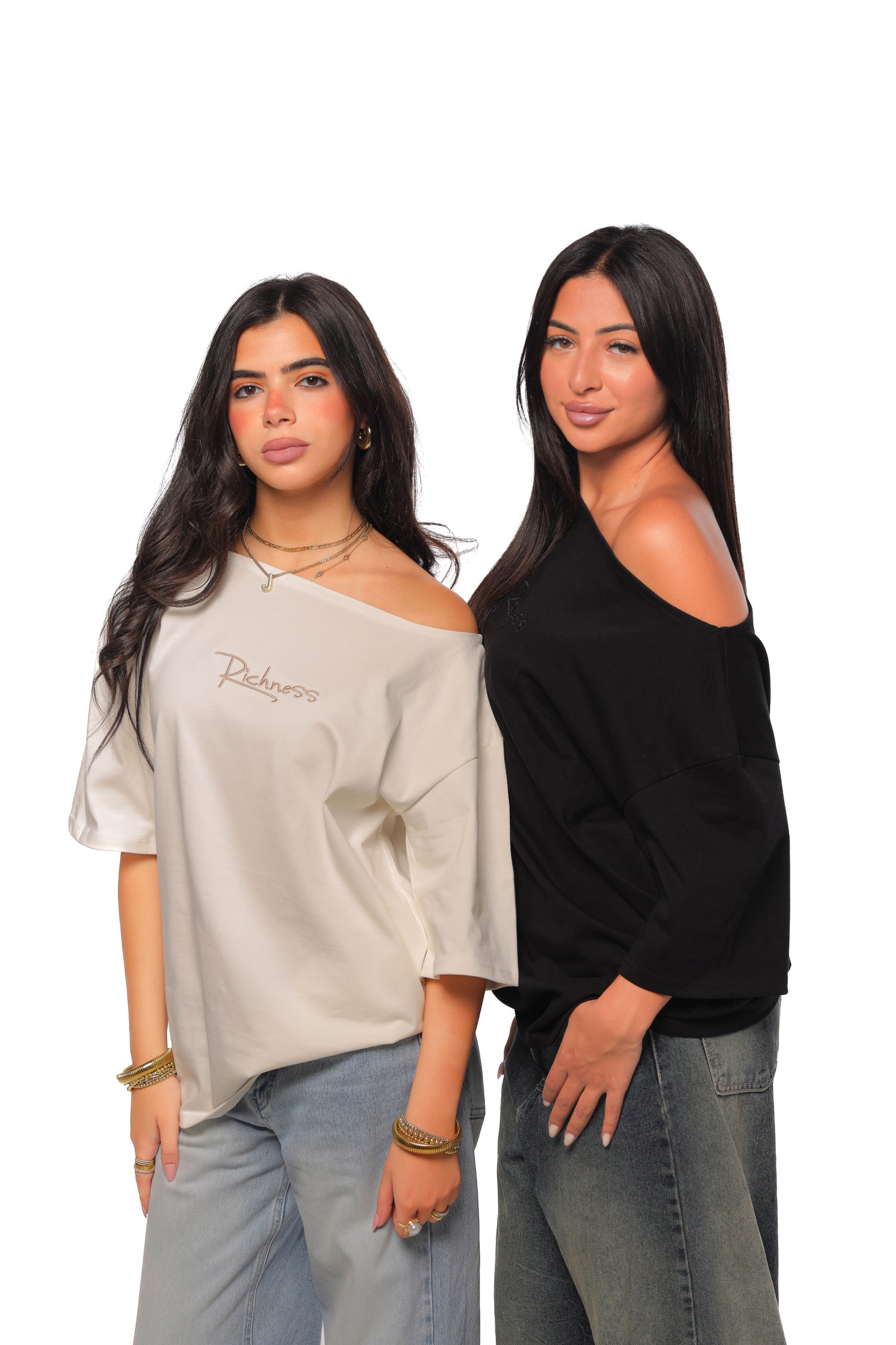 Richness Tee Off Shoulder