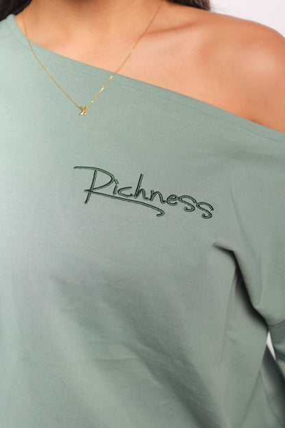 Richness Tee Off Shoulder