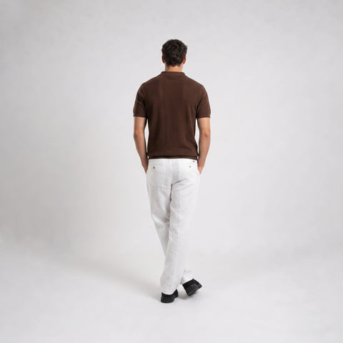 The Blanks Knit Polo Tee