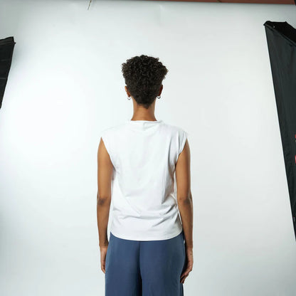 Breathe Double Layer Short Fit Sleeveless Basic T-Shirt