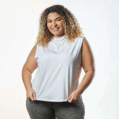 Breathe Double Layer Short Fit Sleeveless Basic T-Shirt