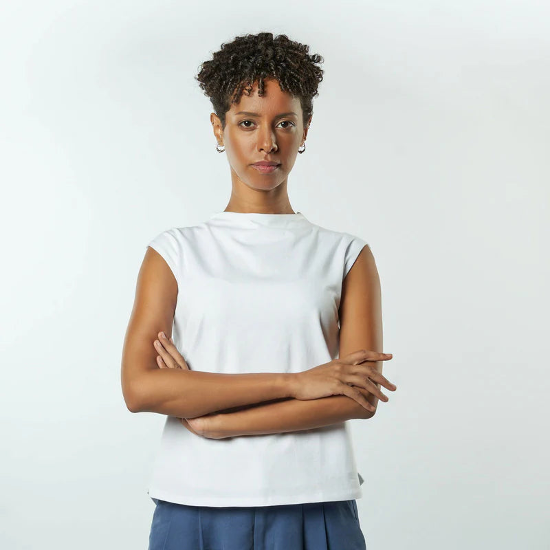 Breathe Double Layer Short Fit Sleeveless Basic T-Shirt