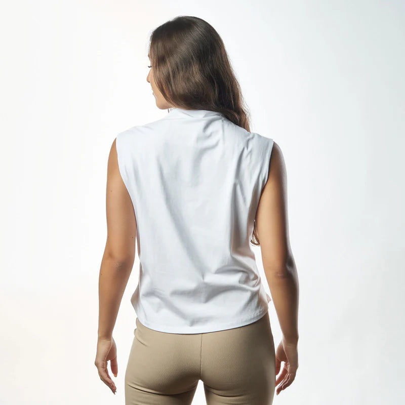 Breathe Double Layer Short Fit Sleeveless Basic T-Shirt