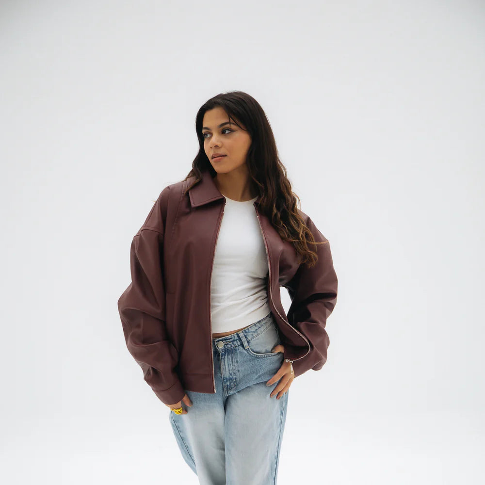 Oshe Vintage Leather Jacket