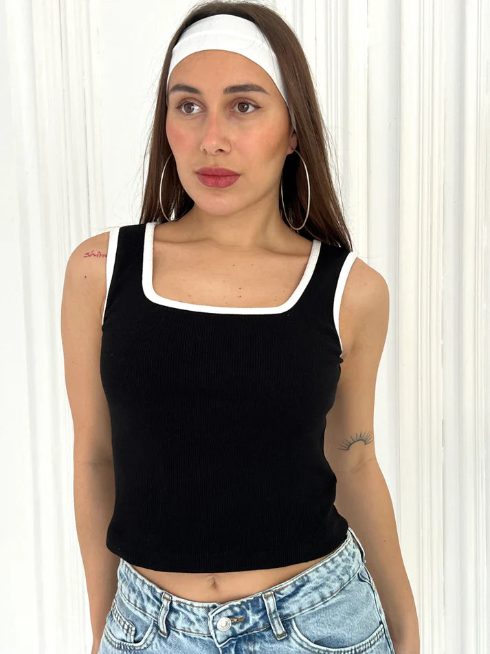 Maison De Chris Lined Top