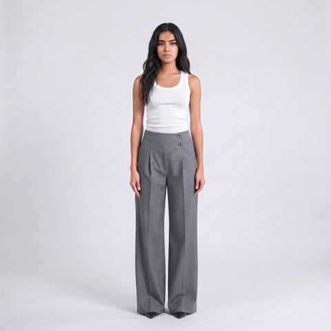 Maison De Chris The Prestige Pants With Lines
