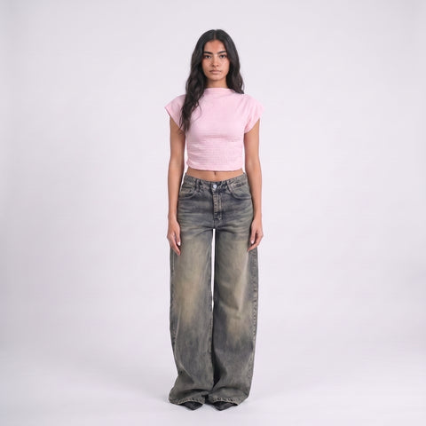 Psych Textured Top