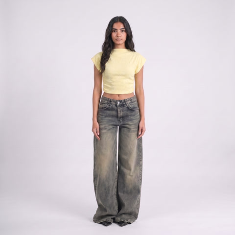 Psych Textured Top