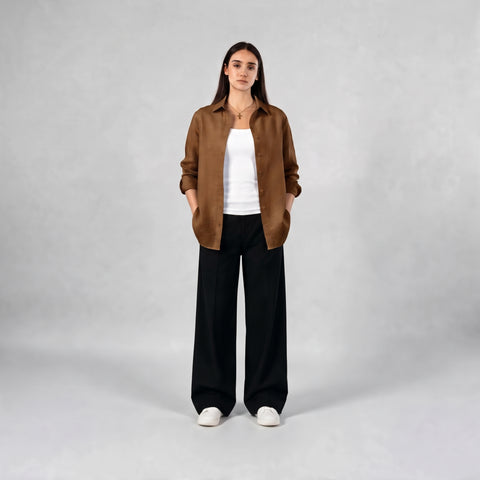 Frenchee Pure Linen Shirt