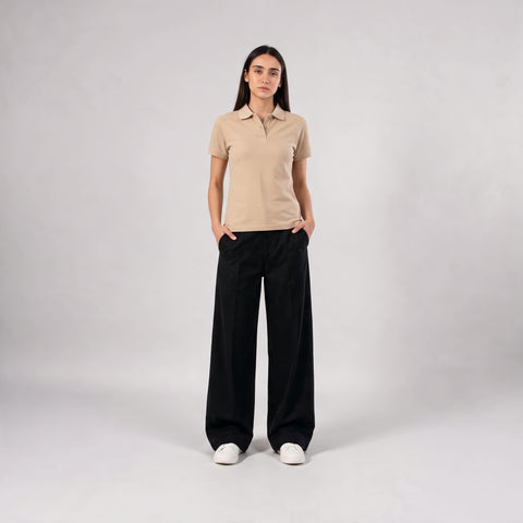 The Blanks Knit Polo Tee