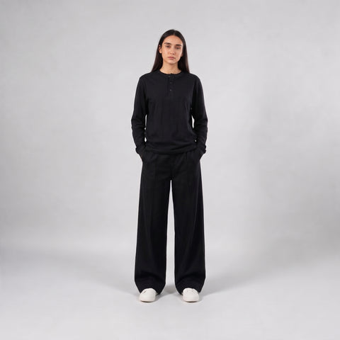 The Blanks Henley Long Sleeve Tee