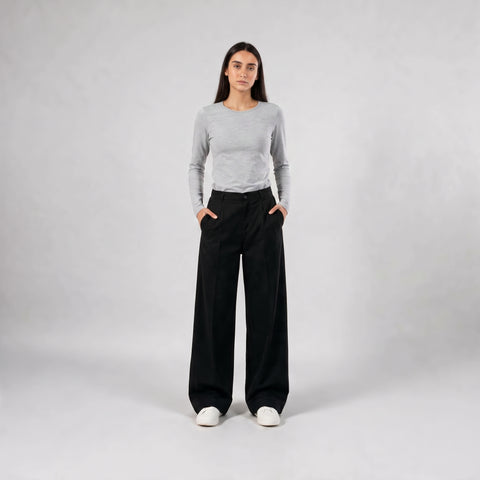 The Blanks Microfiber Long Sleeve Top