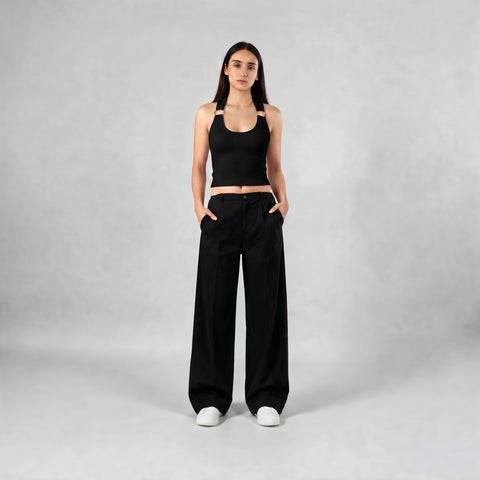 Maison De Chris Basic Backless Top