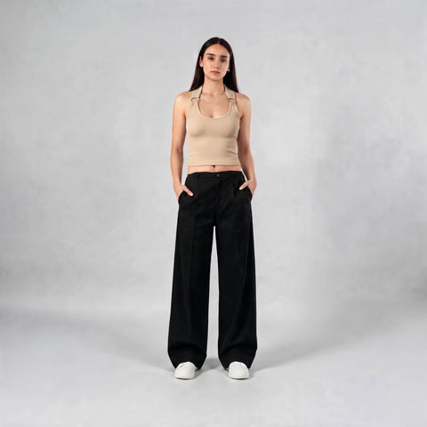 Maison De Chris Basic Backless Top