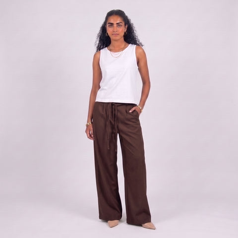 SBR Tie-Waist Wide Leg Pants