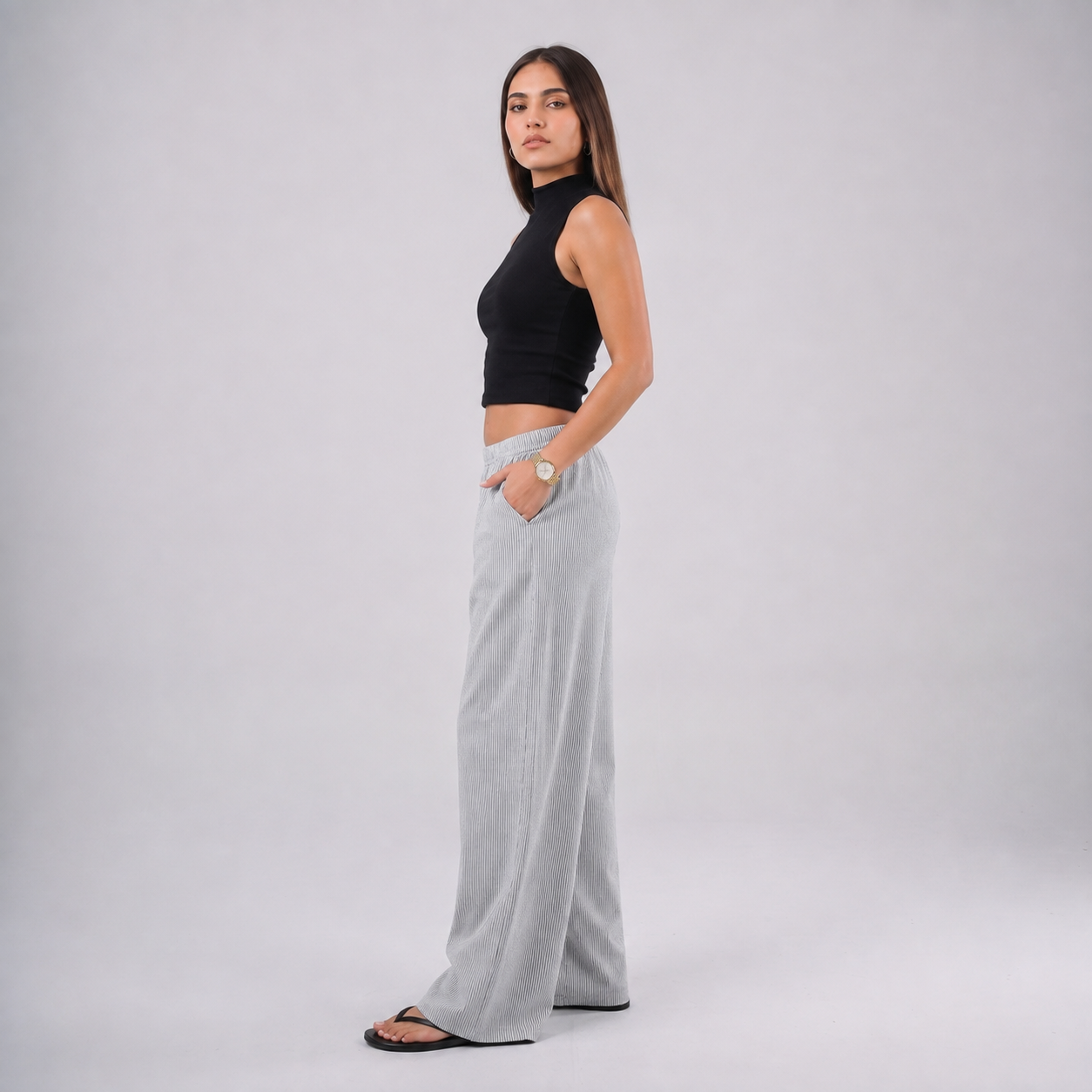 Denjo The Italian Striped Pants