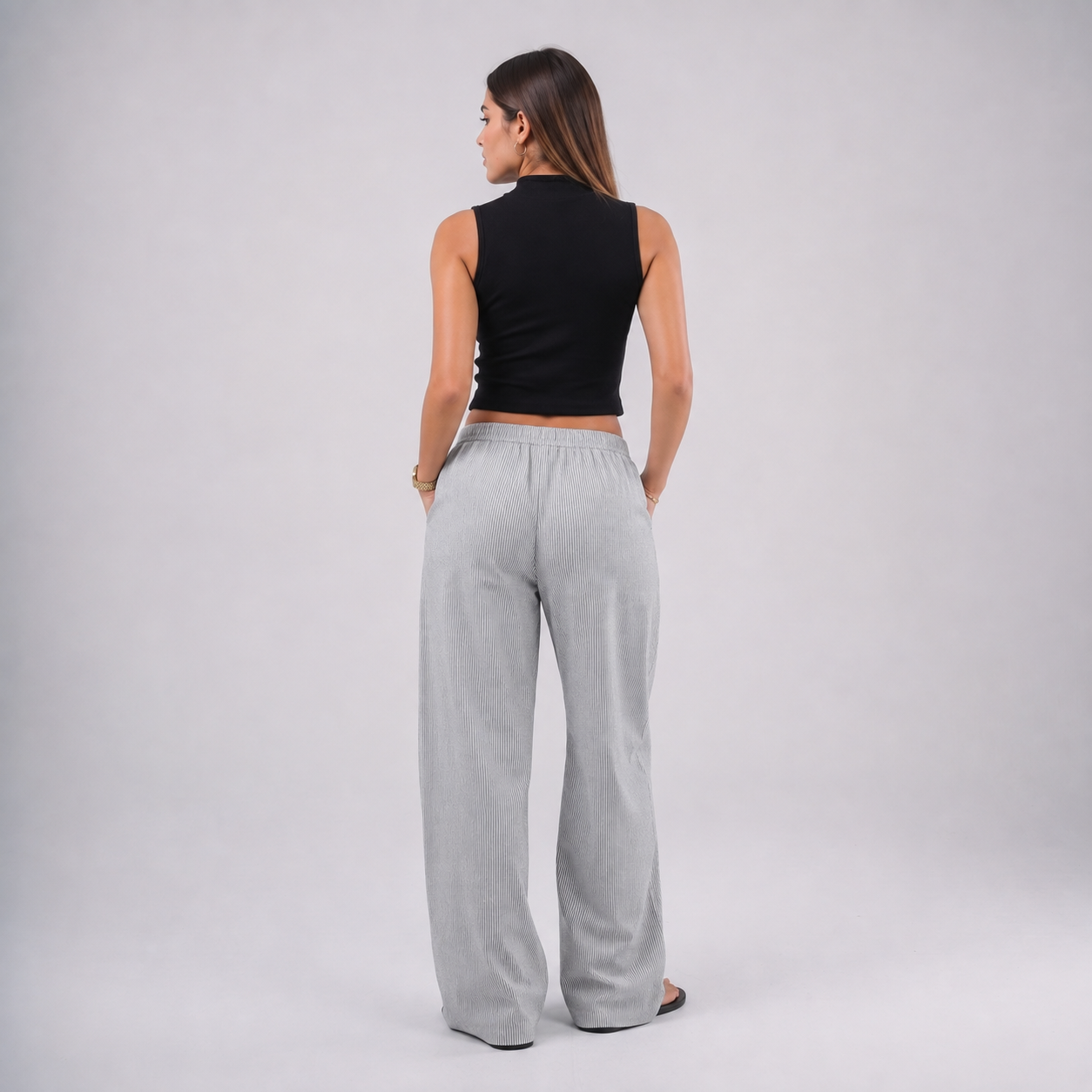 Denjo The Italian Striped Pants