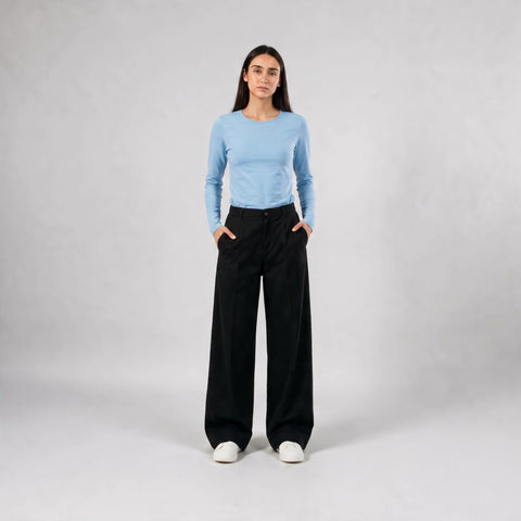 The Blanks Microfiber Long Sleeve Top
